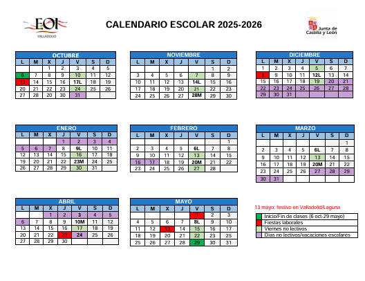 25-26_CALENDARIO ESCOLAR CON VIERNES LECTIVOS 25-26_CALENDARIO ESCOLAR CON VIERNES LECTIVOS