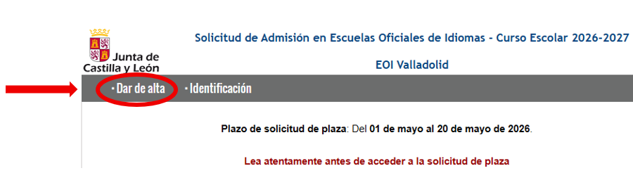 DAR DE ALTA_ADMISIÓN