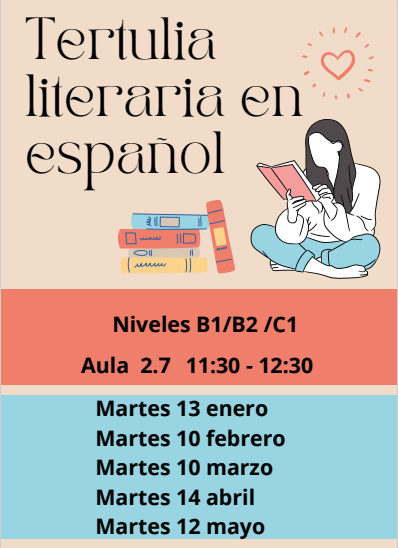 Tertulia literaria Español