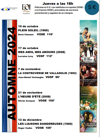 CINEFORUM FRANCÉS_AFFICHE AUTOMNE 24-25