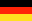 Bandera pequeña de Alemania