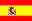 Bandera pequeña de España