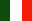 Bandera pequeña de Italia