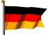 Bandera con asta Alemania gif
